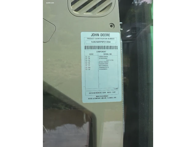 Landbouwtractor john deere e18 6r 250 - afbeelding 11 van  40