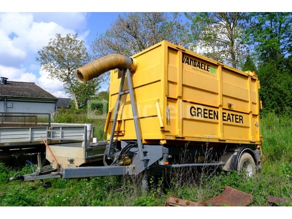 Landbouwtrailer, wielgraafmachine, tractor, meubels