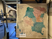 Landkaart dominicaanse republiek - afbeelding 1 van  1