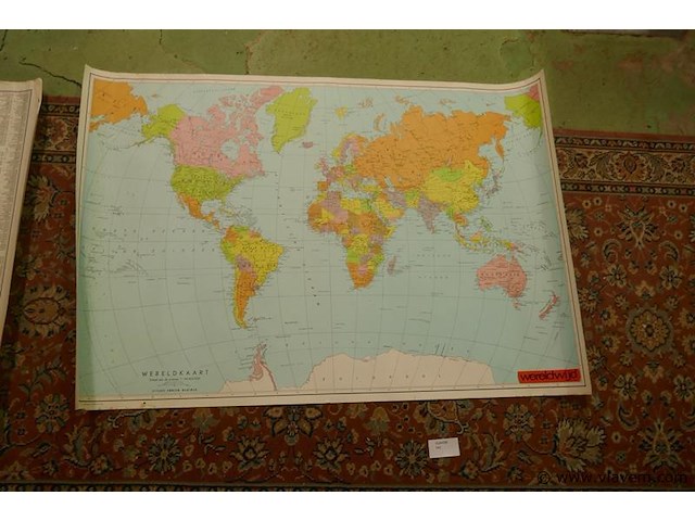 Landkaart wereldwijd - afbeelding 1 van  1