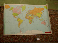 Landkaart wereldwijd - afbeelding 1 van  1