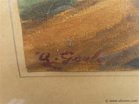 Landschap, aquarel, gerlo - afbeelding 3 van  3