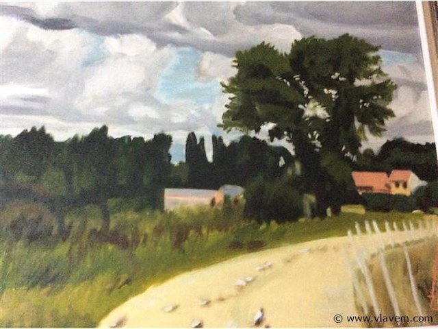 Landschap getekend - afbeelding 2 van  3