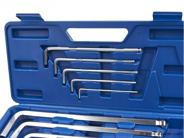 Lange inbusset 10 delig - afbeelding 3 van  3