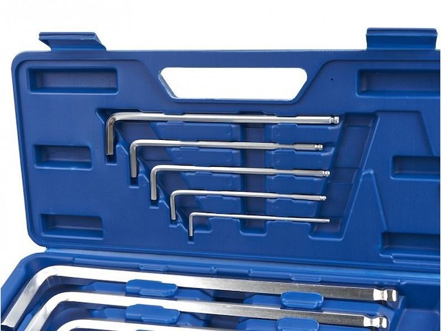 Lange inbusset 10 delig - afbeelding 3 van  3