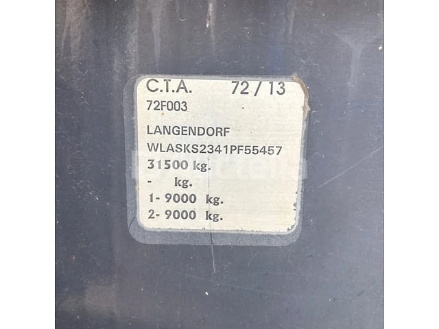 Langendorf overdekte oplegger sks-hs (vin:wlasks2341pf55457) - afbeelding 9 van  33