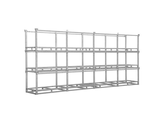 Langmateriaal-container langgoed container stapelbaar (6x) - afbeelding 1 van  6