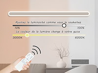 Langwerpige led wandlamp wit 120cm - afbeelding 4 van  5