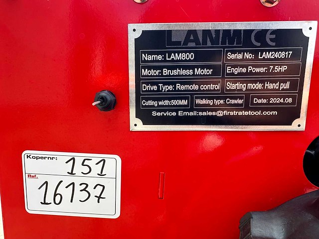 Lanm - lam800 - grasmaaier - afbeelding 8 van  16