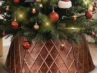 Lanpn metalen kerstboomkraag, 36 inch diameter - afbeelding 2 van  5