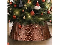Lanpn metalen kerstboomkraag, 36 inch diameter
