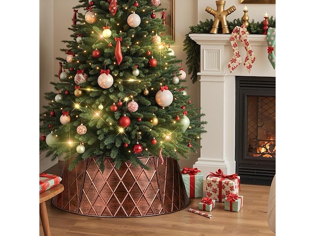 Lanpn metalen kerstboomkraag - afbeelding 2 van  3