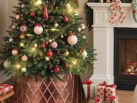 Lanpn metalen kerstboomkraag - afbeelding 2 van  3