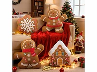 Lanpn peperkoek kerstkussen (set van 4)