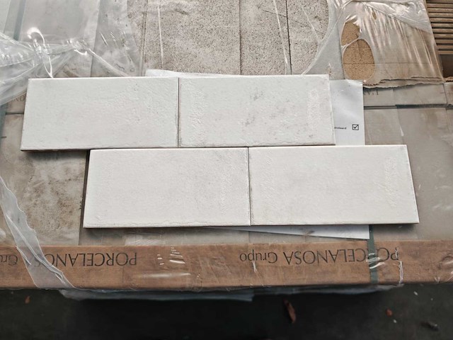 L'antic colonial fiji white glans wandtegel 10x20 cm 29,76 m² - afbeelding 1 van  7