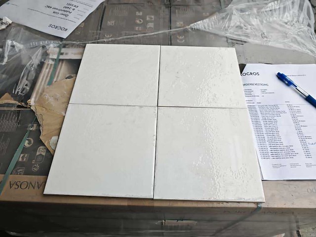 L'antic colonial fiji white glans wandtegel 20x20 cm 26,4 m² - afbeelding 1 van  3