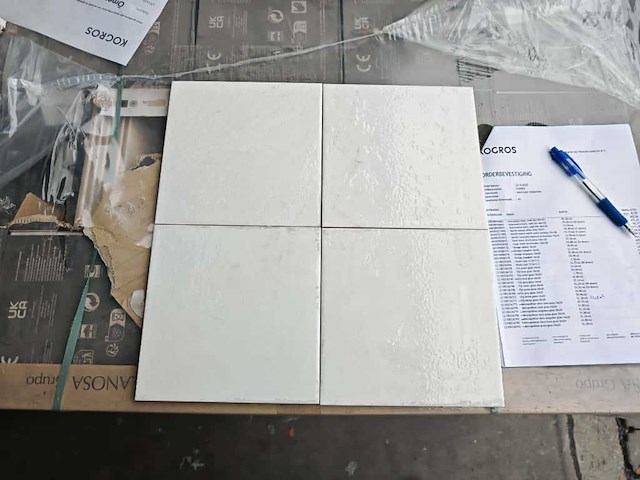 L'antic colonial fiji white glans wandtegel 20x20 cm 26,4 m² - afbeelding 2 van  7