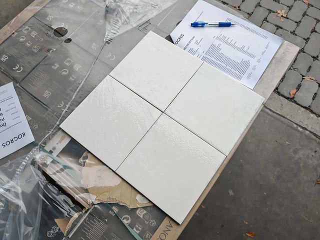 L'antic colonial fiji white glans wandtegel 20x20 cm 26,4 m² - afbeelding 2 van  3