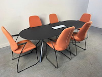 Lapalma - fork + 6 kinnarps monroe vergaderstoelen - vergaderset - afbeelding 7 van  8