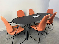 Lapalma - fork + 6 kinnarps monroe vergaderstoelen - vergaderset - afbeelding 2 van  18