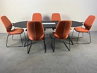 Lapalma - fork + 6 kinnarps monroe vergaderstoelen - vergaderset - afbeelding 6 van  18