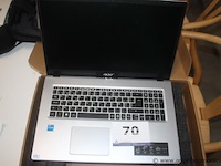 Laptop, acer, aspire, intel core i3, werking niet gekend, paswoord niet gekend