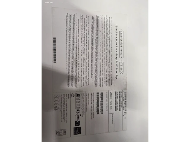 Laptop apple macbook pro a2780 - afbeelding 6 van  6