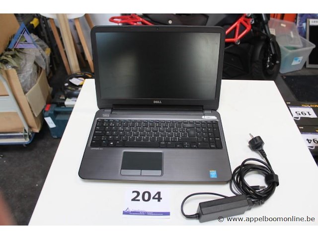 Laptop, dell, latitude 3540, met adapter, werking niet gekend, paswoord niet gekend - afbeelding 1 van  1