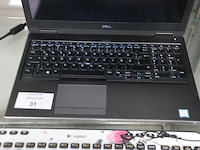 Laptop dell precision 7540 met lader intel core i7 9th gen , toetsenbord logitech (3,13) - afbeelding 2 van  9