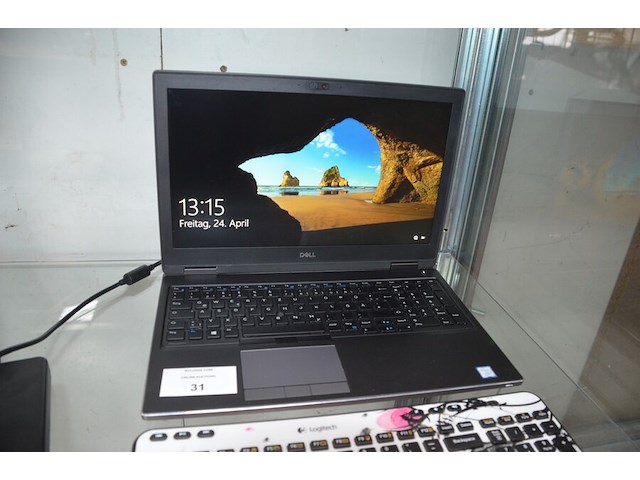 Laptop dell precision 7540 met lader intel core i7 9th gen , toetsenbord logitech (3,13) - afbeelding 7 van  9