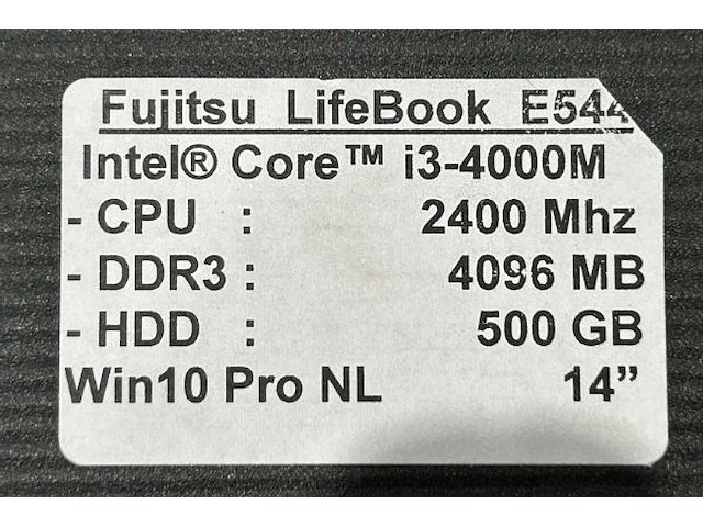 Laptop fujitsu - afbeelding 5 van  11