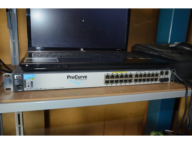 Laptop hp 4720s probook met tas, pro curve switch hp 2610-24/12pwr - afbeelding 11 van  11