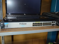 Laptop hp 4720s probook met tas, pro curve switch hp 2610-24/12pwr - afbeelding 11 van  11