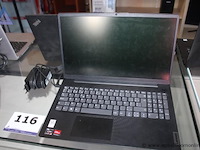 Laptop, lenovo, met amd ryzen 5 processor en amd radeon graphics, met lader, werking niet gekend, paswoord niet gekend - afbeelding 1 van  1