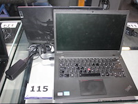 Laptop, lenovo, thinkpad t470s, met lader, werking niet gekend, paswoord niet gekend - afbeelding 1 van  1