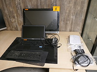 Laptop + pc scherm - afbeelding 1 van  5