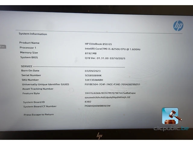 Laptopcomputer - afbeelding 7 van  8