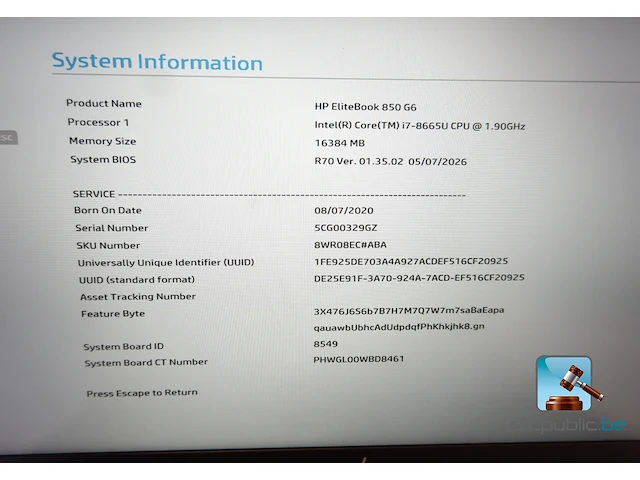 Laptopcomputer - afbeelding 10 van  11
