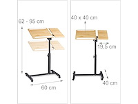 Laptoptafel met verstelbare hoogte xl - afbeelding 3 van  5