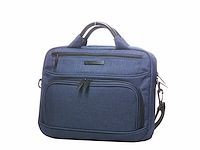 Laptoptas - 13,30'' - polyester jeans - blauw - afbeelding 2 van  3