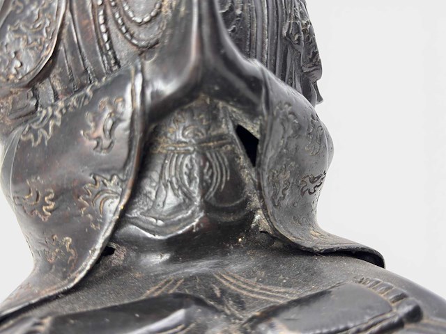 Large antique kwan yin ladakh - afbeelding 14 van  39