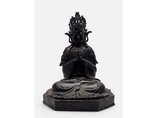 Large antique kwan yin ladakh - afbeelding 12 van  42