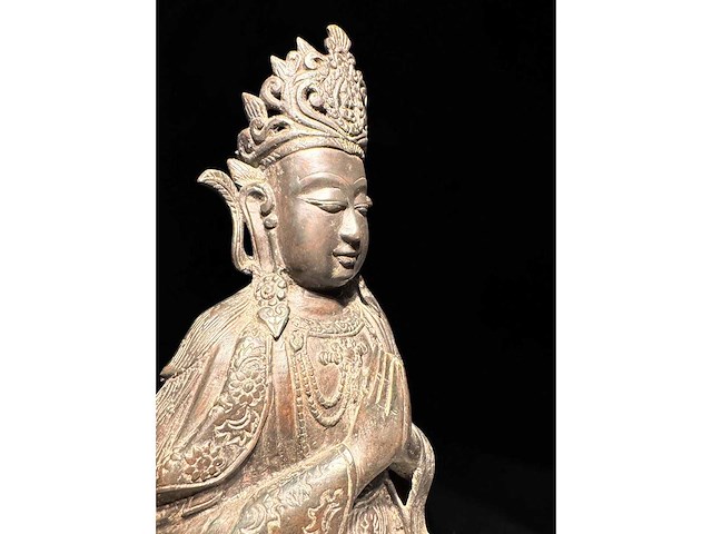 Large antique kwan yin ladakh - afbeelding 28 van  42