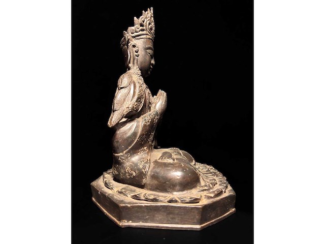 Large antique kwan yin ladakh - afbeelding 29 van  42