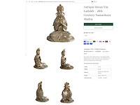 Large antique kwan yin ladakh - afbeelding 23 van  42