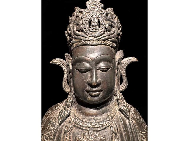 Large antique kwan yin ladakh - afbeelding 36 van  42
