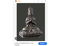 Large antique kwan yin ladakh - afbeelding 34 van  42