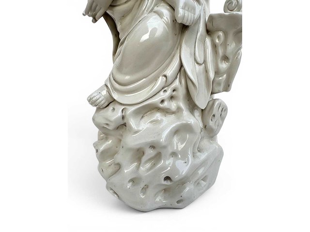 Large dehua blanc de china figure - afbeelding 4 van  51