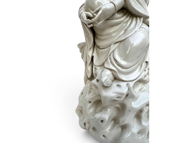 Large dehua blanc de china figure - afbeelding 5 van  51