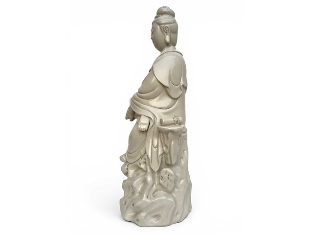 Large dehua blanc de china figure - afbeelding 7 van  51